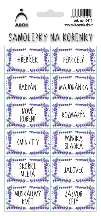 Levandulové - MIX 60 kusů