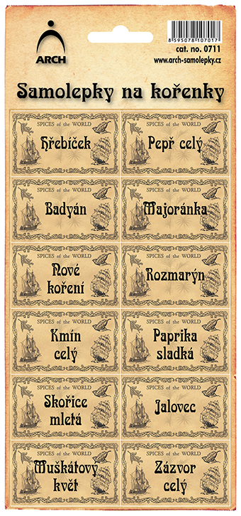 Koření světa - MIX 60 kusů