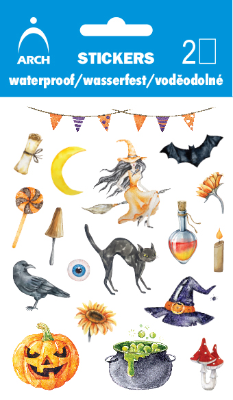 Voděodolné samolepky - Halloween 02