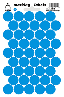 Samolepicí kolečka 17 mm - MIX po 5 kusech