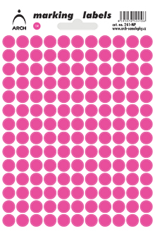 Neonová kolečka 8 mm - růžová