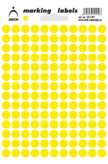 Neonová kolečka 8 mm - žlutá