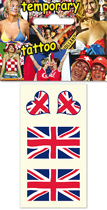 Temporary tattoo for fans - Great Britain
