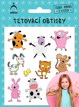 Dětské tetovací obtisky - zvířátka 02
