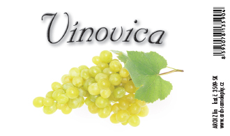 Vínovica - etiketa 8,5 x 5,5 cm