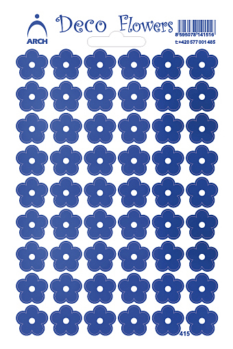 Květinky modré - Deco Flowers