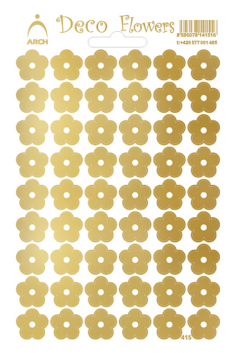 Květinky zlaté - Deco Flowers
