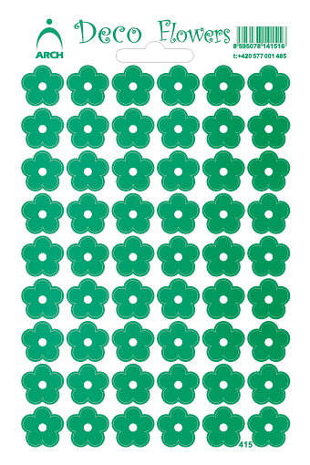 Květinky zelené - Deco Flowers