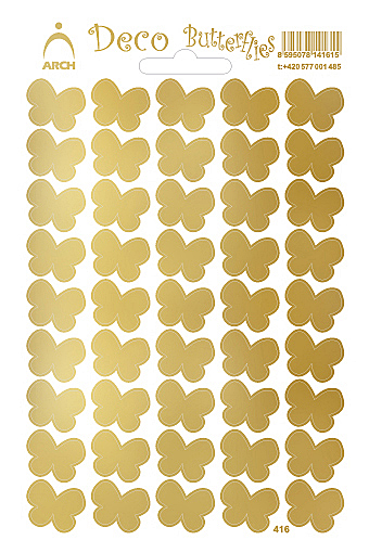 Motýlci zlatí - Deco Butterflies