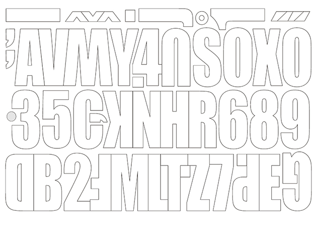 Udělejte si reklamu sami - bílé - 2 sady