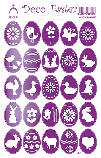 Fialová vajíčka - Deco Easter