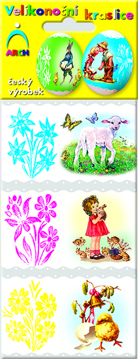 Velikonoční košilky - bílý podklad