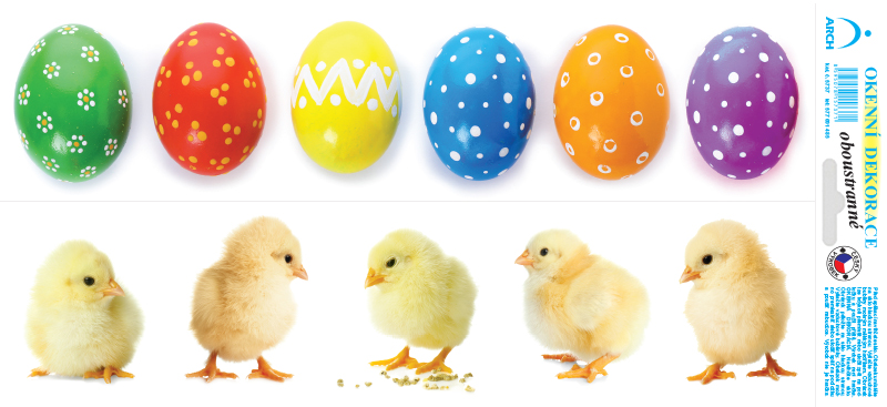 Pásy kraslice a kuřátka