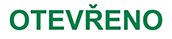OTEVŘENO