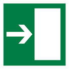 Únikový východ - dveře - plastová cedulka