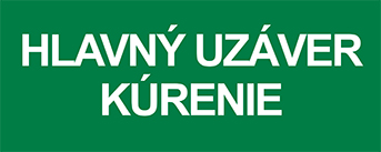 HLAVNÝ UZÁVER KÚRENIE