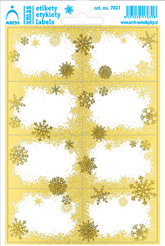 Zlatá námraza a vločky