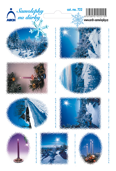 Zimní krajinky s vánočním zátiším II.