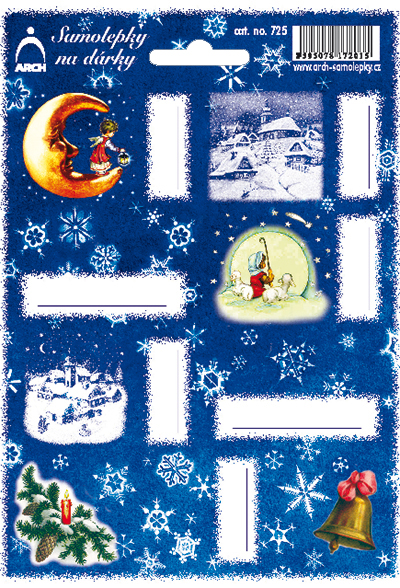 Ilustrované obrázky - měsíček