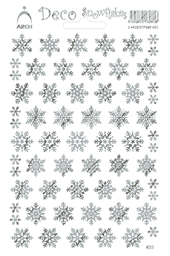 Fialové dekorační vločky