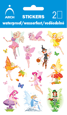 Voděodolné samolepky - víly 01