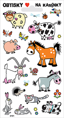 Obtisky na kamínky - domácí zvířátka