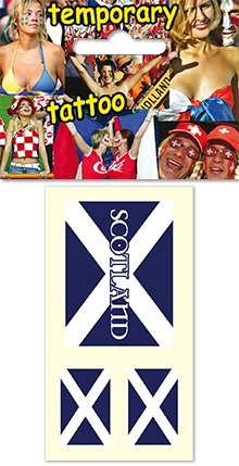 Temporary tattoo for fans - Scotland