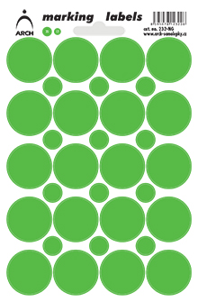 Neonová kolečka 25 mm - zelená