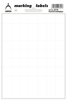 Samolepicí čtverečky 15 mm - bílé