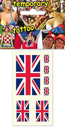 Temporary tattoo for fans - Great Britain