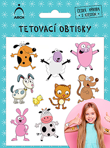 Dětské tetovací obtisky - zvířátka 02