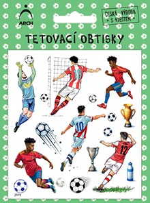 Dětské tetovací obtisky - fotbalisti 04