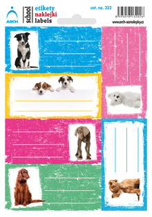 Školní štítky - Štěňata