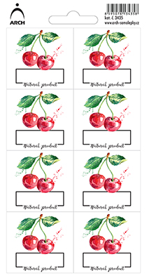 TŘEŠNĚ/VIŠNĚ - Natural product - 8 voděodolných et