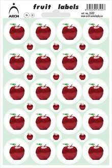 Jablka na uzávěry - 20 + 12 etiket