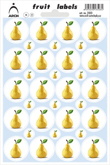 Hrušky na uzávěry - 20 + 12 etiket