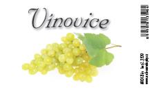 Vínovice - etiketa 8,5 x 5,5 cm
