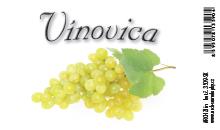 Vínovica - etiketa 8,5 x 5,5 cm