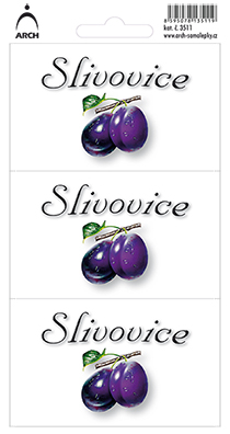 DOMÁCÍ PÁLENKY - slivovice - 3 etikety