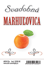  Svadodná marhuľovica - etiketa 6x9,5 cm