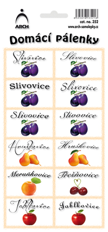 DOMÁCÍ PÁLENKY - různé druhy