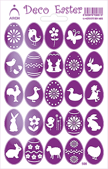 Fialová vajíčka - Deco Easter