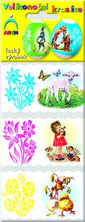 Velikonoční košilky - bílý podklad