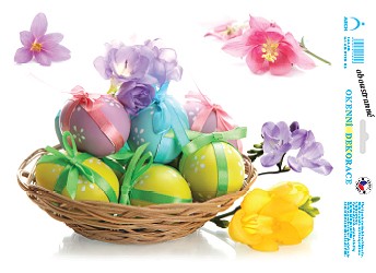 Košík s kraslicemi