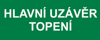 HLAVNÍ UZÁVĚR TOPENÍ