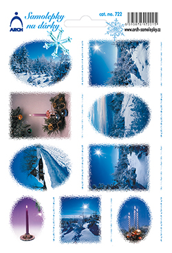 Zimní krajinky s vánočním zátiším II.