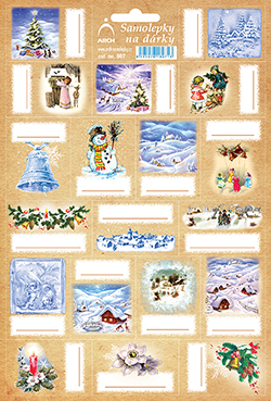 Etikety eko papír - stromek