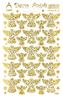 Zlatí dekorační andílci